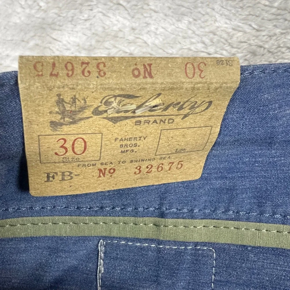 NWT Faherty Men's 30 All Day Shorts Blue Hybrid Board Shorts Stretch 9